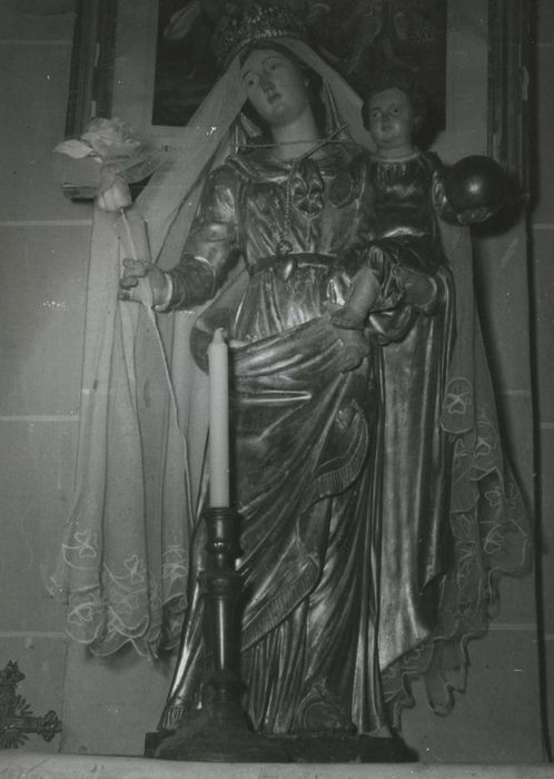 statue : Vierge à l'Enfant, vue générale
