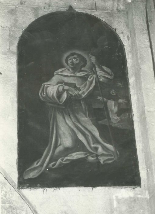 tableau : Saint en extase, vue générale