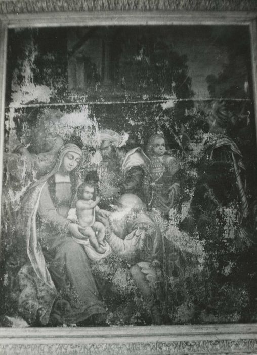 tableau : Adoration des Mages, vue générale