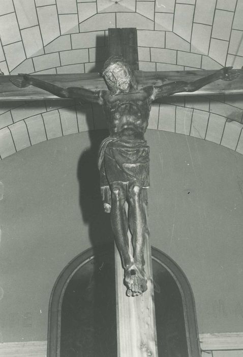 statue : Christ en croix, vue générale - © Ministère de la Culture (France), Médiathèque du patrimoine et de la photographie, diffusion RMN-GP