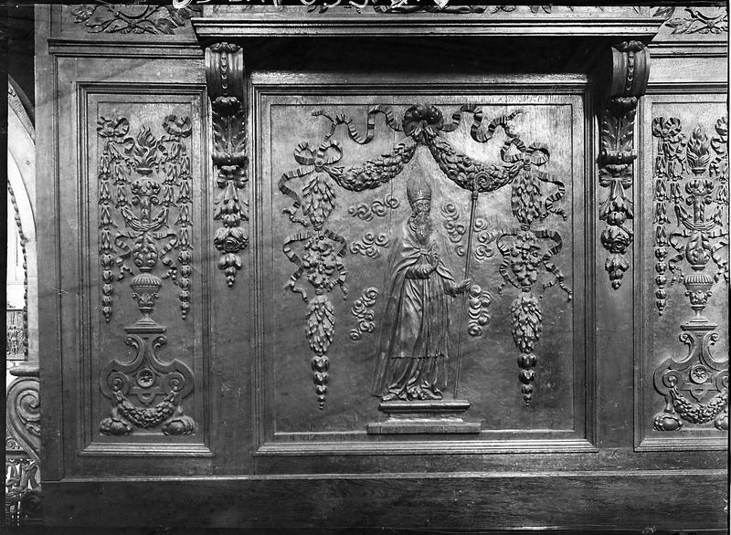 Clôture de choeur : détail d'un bas-relief - © Ministère de la Culture (France), Médiathèque du patrimoine et de la photographie, diffusion RMN-GP