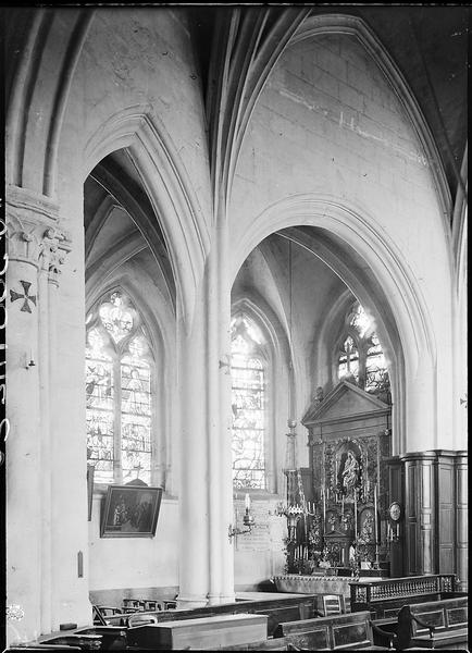 Intérieur : bas-côté nord depuis le choeur - © Ministère de la Culture (France), Médiathèque du patrimoine et de la photographie, diffusion RMN-GP