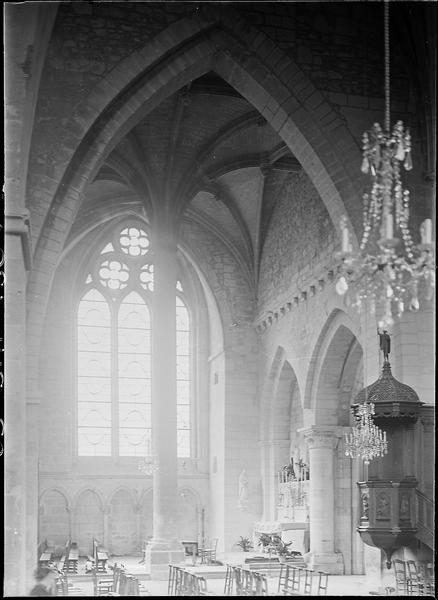 Intérieur : chapelle, bas-côté nord