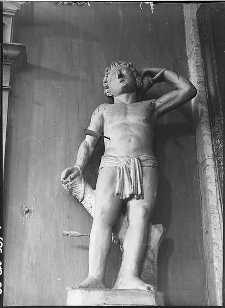 Statue : saint Sébastien