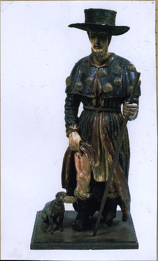 statue : saint Roch - © Ministère de la Culture (France), Médiathèque du patrimoine et de la photographie (objets mobiliers), tous droits réservés