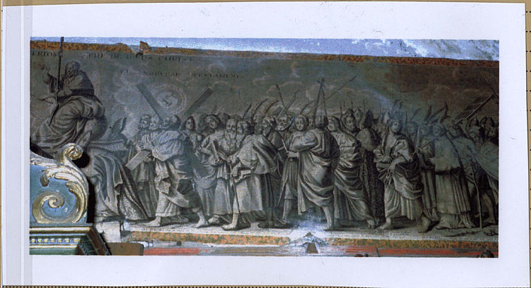 estampe monumentale : le Triomphe de Jésus-Christ, détail de la partie droite - © Ministère de la Culture (France), Médiathèque du patrimoine et de la photographie (objets mobiliers), tous droits réservés