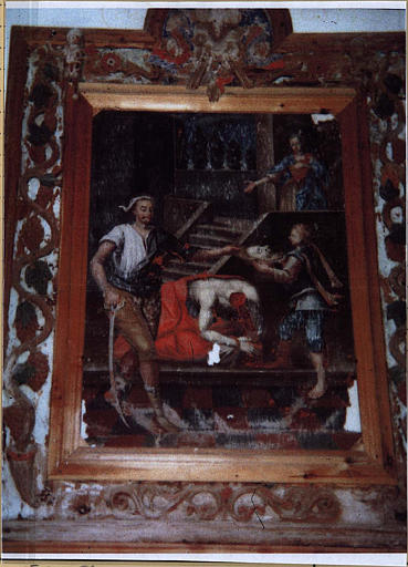 tableau et son cadre : la Décollation de saint Jean-Baptiste - © Ministère de la Culture (France), Médiathèque du patrimoine et de la photographie (objets mobiliers), tous droits réservés