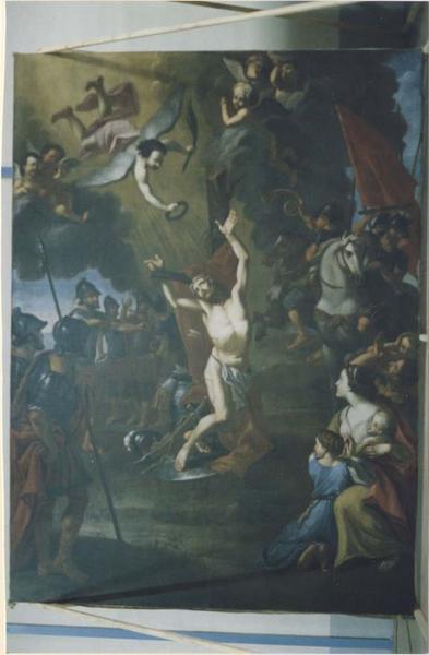 Tableau : le Martyre de saint Sébastien, vue générale