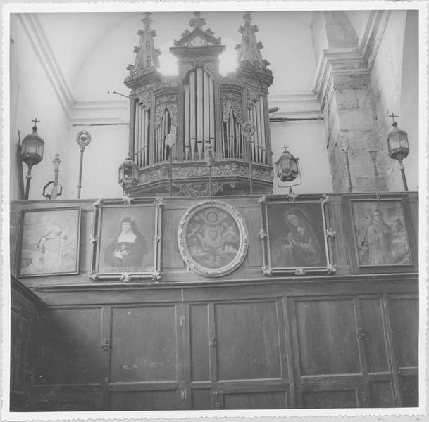 orgue de choeur, vue générale