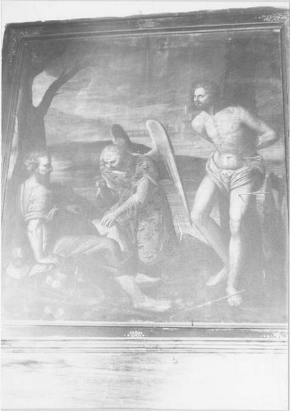 tableau : saint Roch et saint Sébastien, vue générale - © Ministère de la Culture (France), Médiathèque du patrimoine et de la photographie (objets mobiliers), tous droits réservés