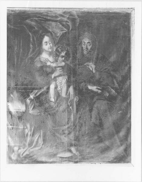 tableau : sainte Anne la Vierge et l'Enfant Jésus, vue générale - © Ministère de la Culture (France), Médiathèque du patrimoine et de la photographie (objets mobiliers), tous droits réservés