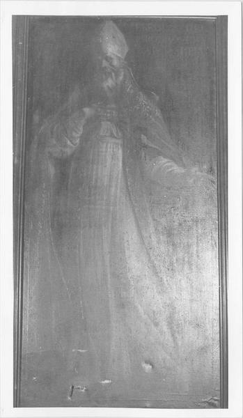 tableau : saint évêque, vue générale