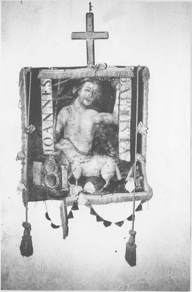 bannière de procession, vue générale - © Ministère de la Culture (France), Médiathèque du patrimoine et de la photographie (objets mobiliers), tous droits réservés