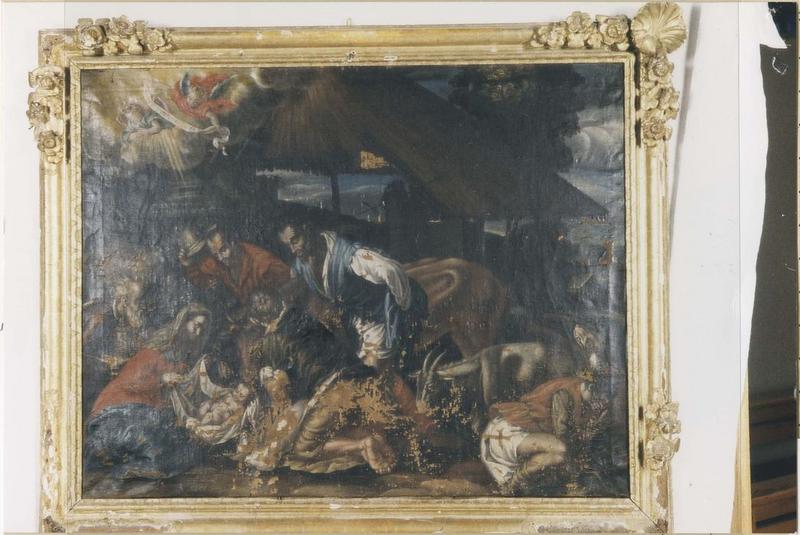 tableau, cadre : Adoration des bergers, vue générale - © Ministère de la Culture (France), Médiathèque du patrimoine et de la photographie (objets mobiliers), tous droits réservés