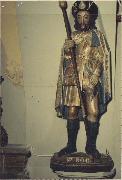 statue : Saint Roch, vue générale