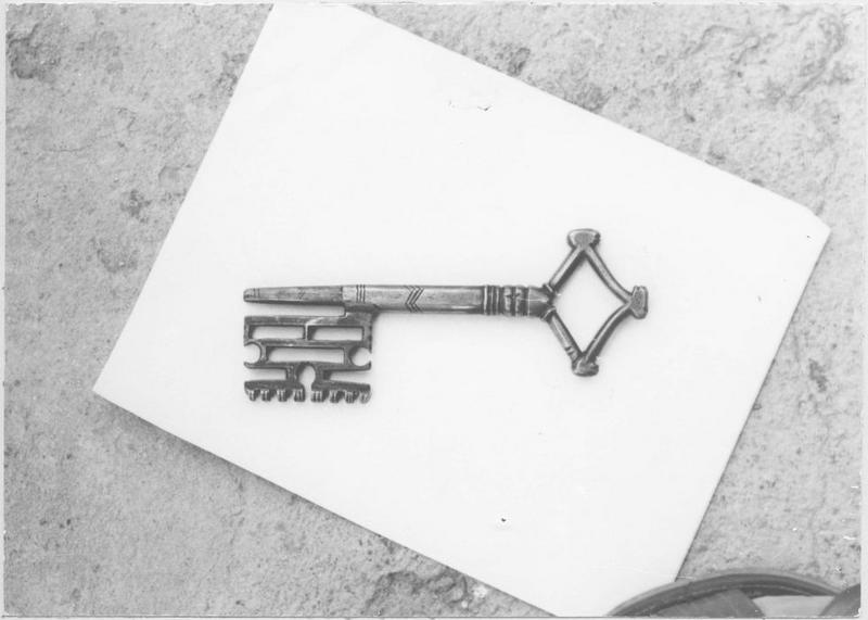 clef, de la sacristie, vue générale