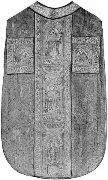 chasuble de Nicolas de Fiesque, archevêque d'Embrun, vue générale