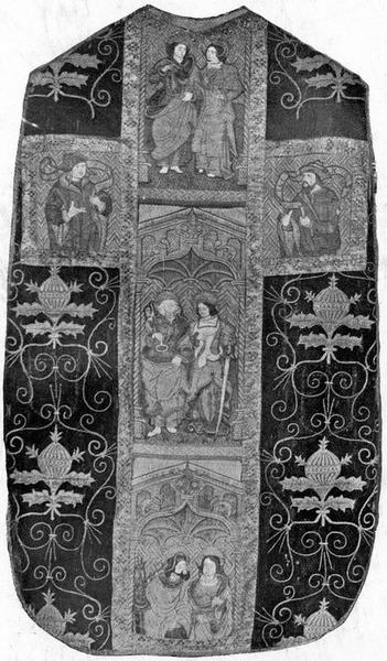 chasuble de Nicolas de Fiesque, archevêque d'Embrun, vue générale