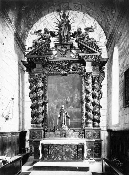 retable de l'autel de saint François, vue générale - © Ministère de la Culture (France), Médiathèque du patrimoine et de la photographie (objets mobiliers), tous droits réservés