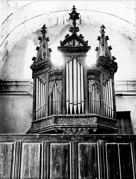 orgue de choeur, vue générale