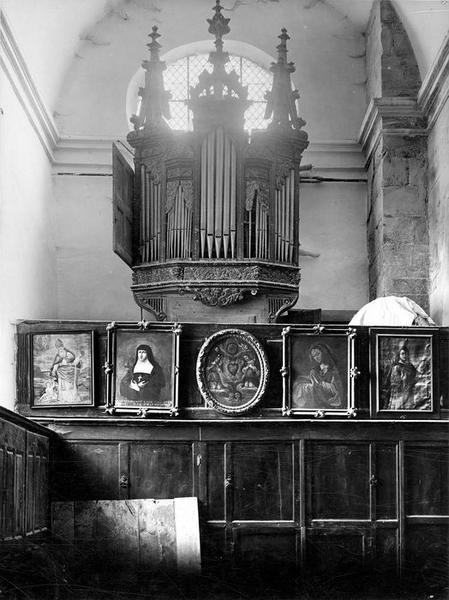 orgue de choeur, vue générale