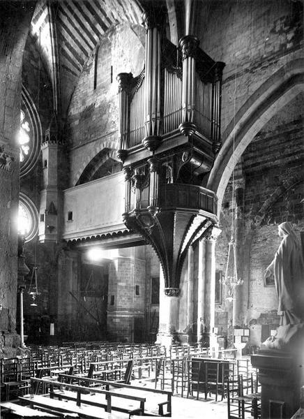 orgue de tribune : buffet d'orgue, vue générale