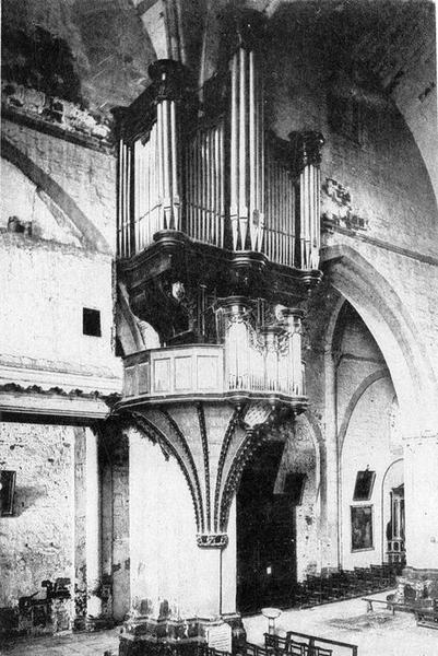 orgue de tribune : buffet d'orgue, vue générale