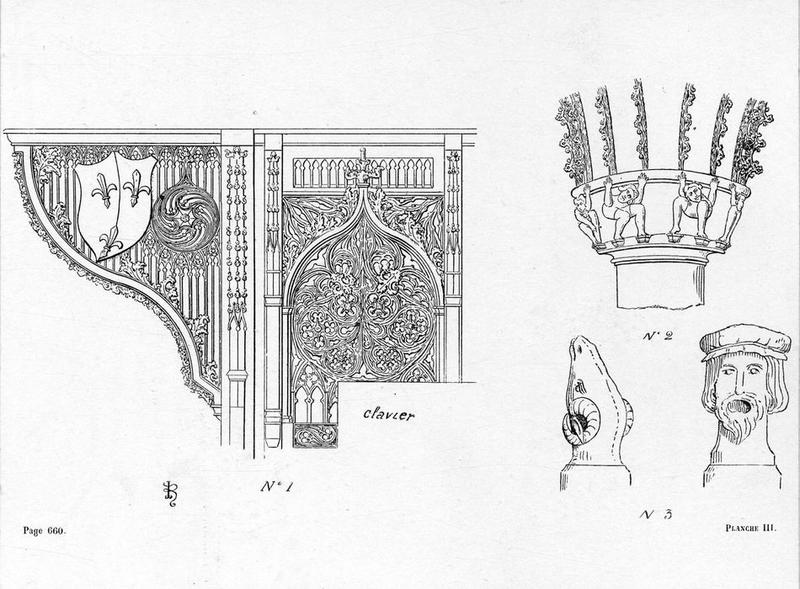 orgue de tribune : buffet d'orgue, détails