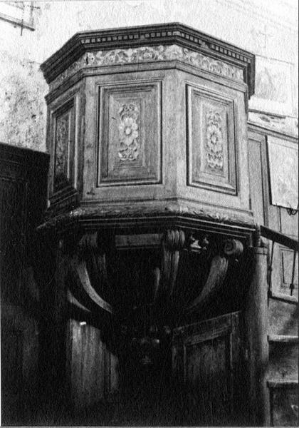 chaire à prêcher, vue générale