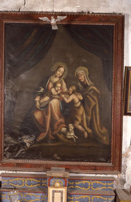 tableau : Vierge à l’Enfant avec saint Jean-Baptiste et sainte Elisabeth