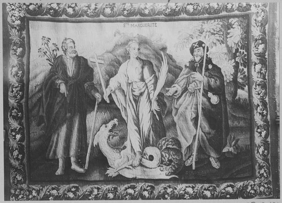 pièce murale : Sainte Marguerite - © Ministère de la Culture (France), Médiathèque du patrimoine et de la photographie, diffusion RMN-GP