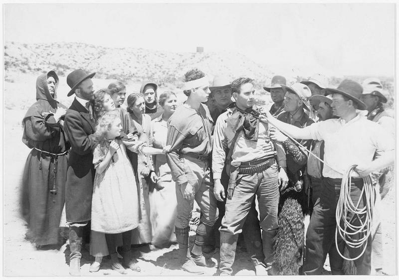 Un homme attrapé au lasso