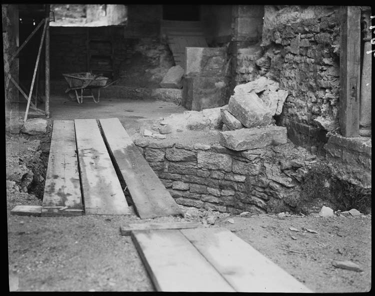 Fouilles archéologiques : installations de chantier