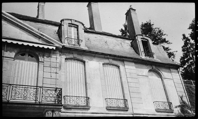 Façade sur jardin, détail