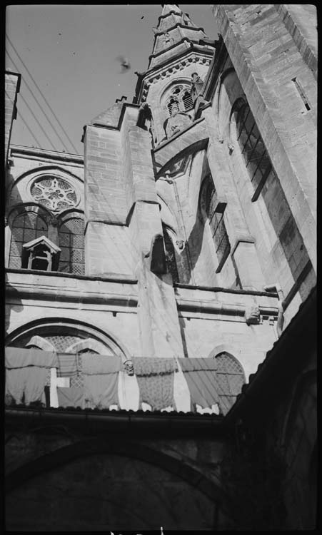 Transept nord, détail d’arc-boutant