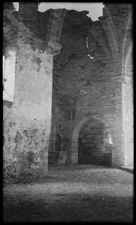 Intérieur des ruines