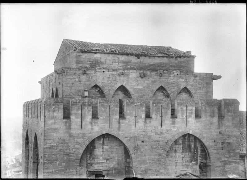 Toiture après l'ouragan du 28 février 1929