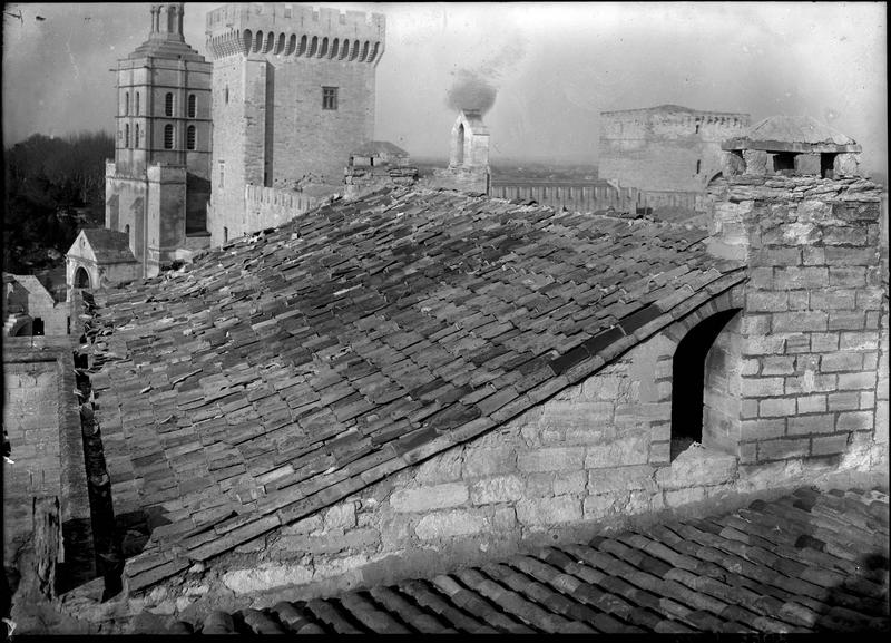 Toiture après l'ouragan du 28 février 1929