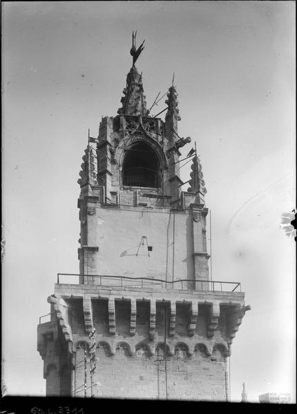 Toiture après l'ouragan du 28 février 1929