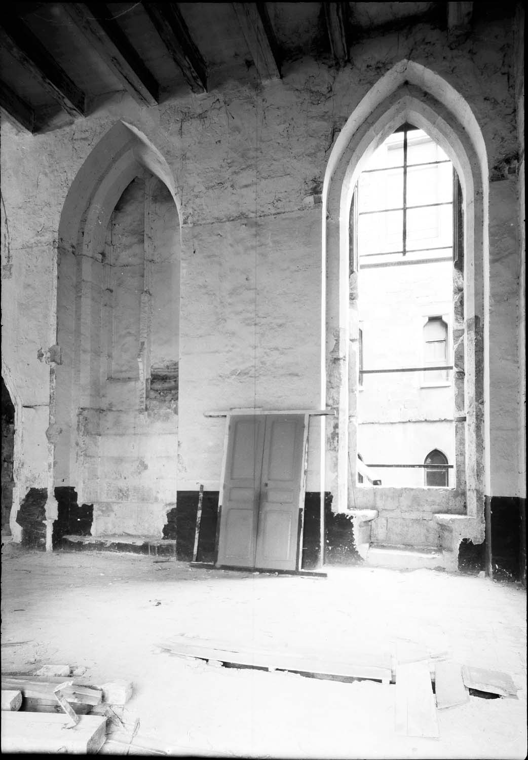 Intérieur de salle en travaux