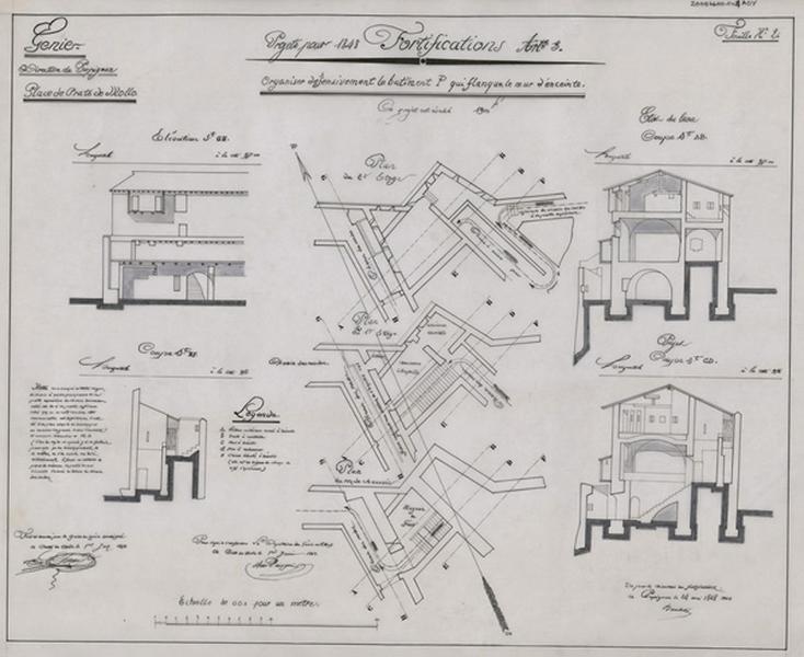 Fort Lagarde; remparts