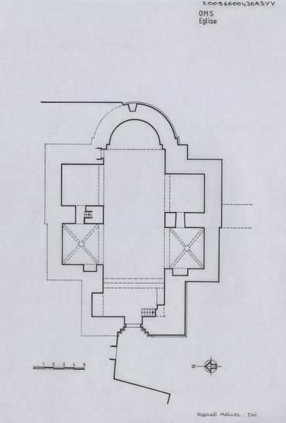 Plan général ; anciennement église Saint-Jean.