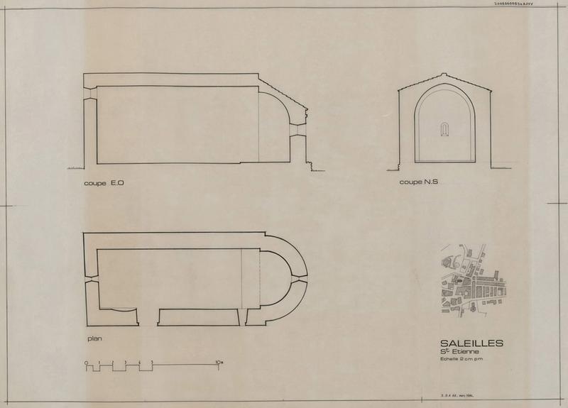 Plan général et coupes.