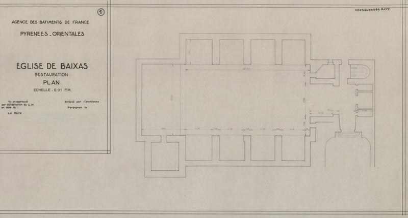 Plan ; restauration ; état des lieux.