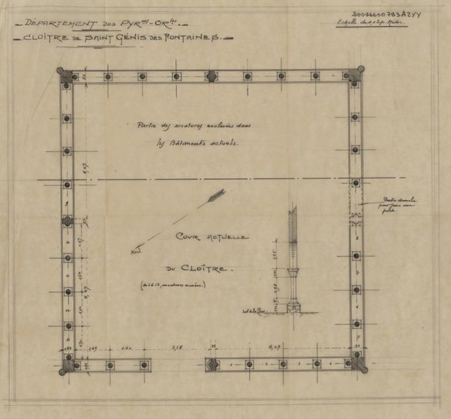 Plan général coté.