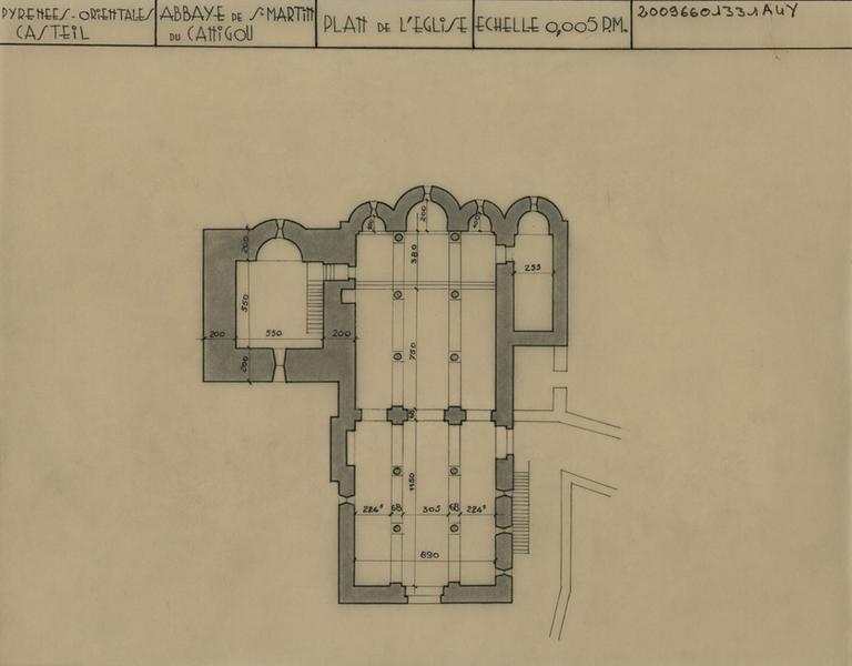 Plan général coté.