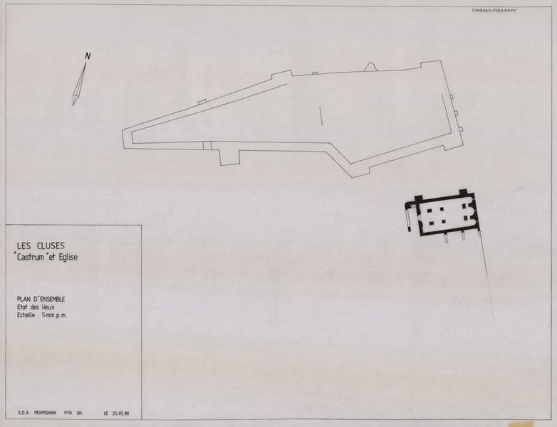 Plan d'ensemble. Etat des lieux.