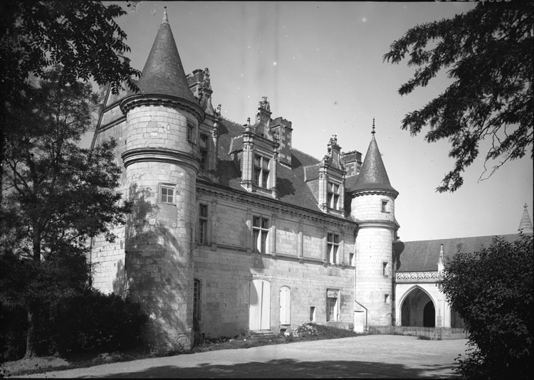 Aile Louis XII : façade sur cour côté est