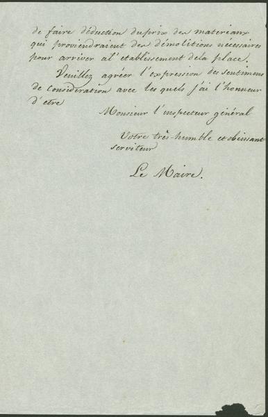 Archives : Lettre du maire de Poitiers à Vitet (page 3)