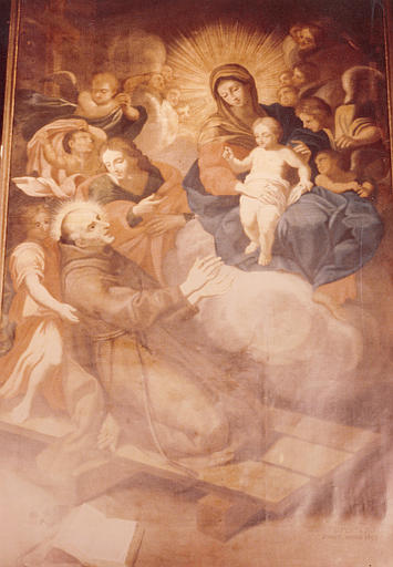 tableau : Vierge à l'Enfant apparaissant à saint Pierre d'Alcantara (la) - © Ministère de la Culture (France), Médiathèque du patrimoine et de la photographie (objets mobiliers), tous droits réservés